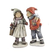 Zaer Ltd International Set of 2 "First Kiss" Standing Christmas Tushkas with Gifts ZR117614-SET View 8