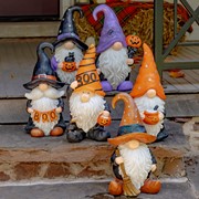 Zaer Ltd. International "The Hobgoblins" Set of 6 Assorted Halloween Garden Gnomes ZR218005-SET View 8
