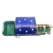 Zaer Ltd. International 17" Long Iron Tabletop Christmas Train Decoration "Special Delivery" ZR200666-RG View 8