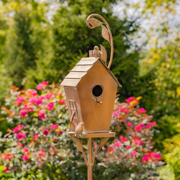 Country Style outlet Birdhouse Stake 