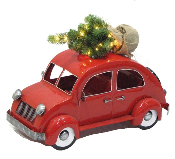 VW Bug Inspired Christmas Tree Car